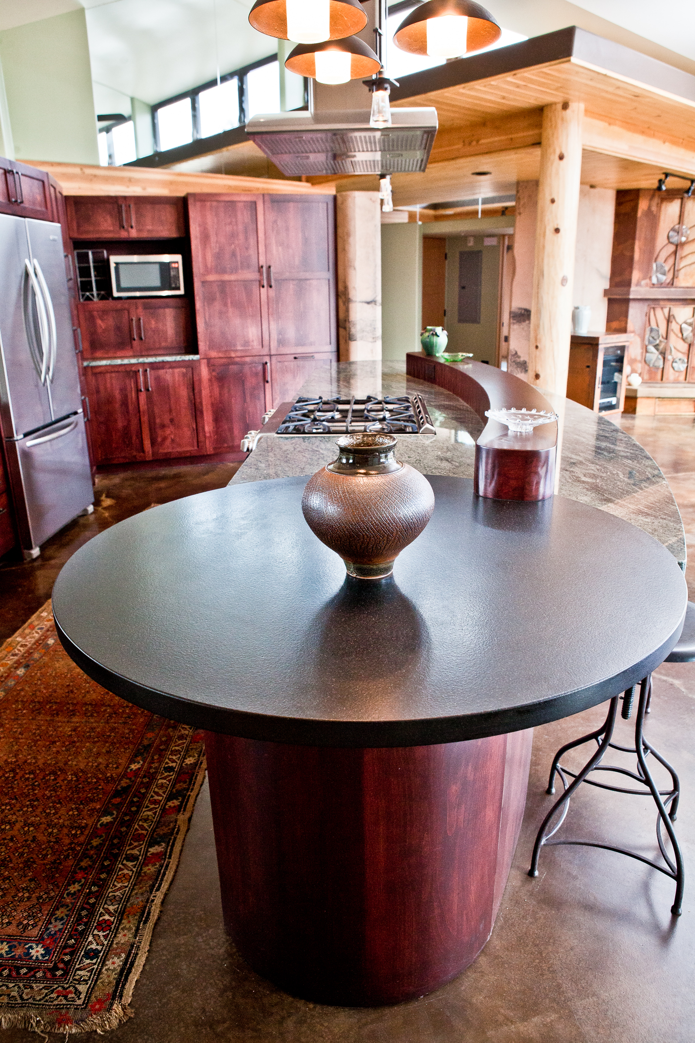 Warm Traditional/Rustic Kitchen Remodel by Precision Marble & Granite project photo 3
