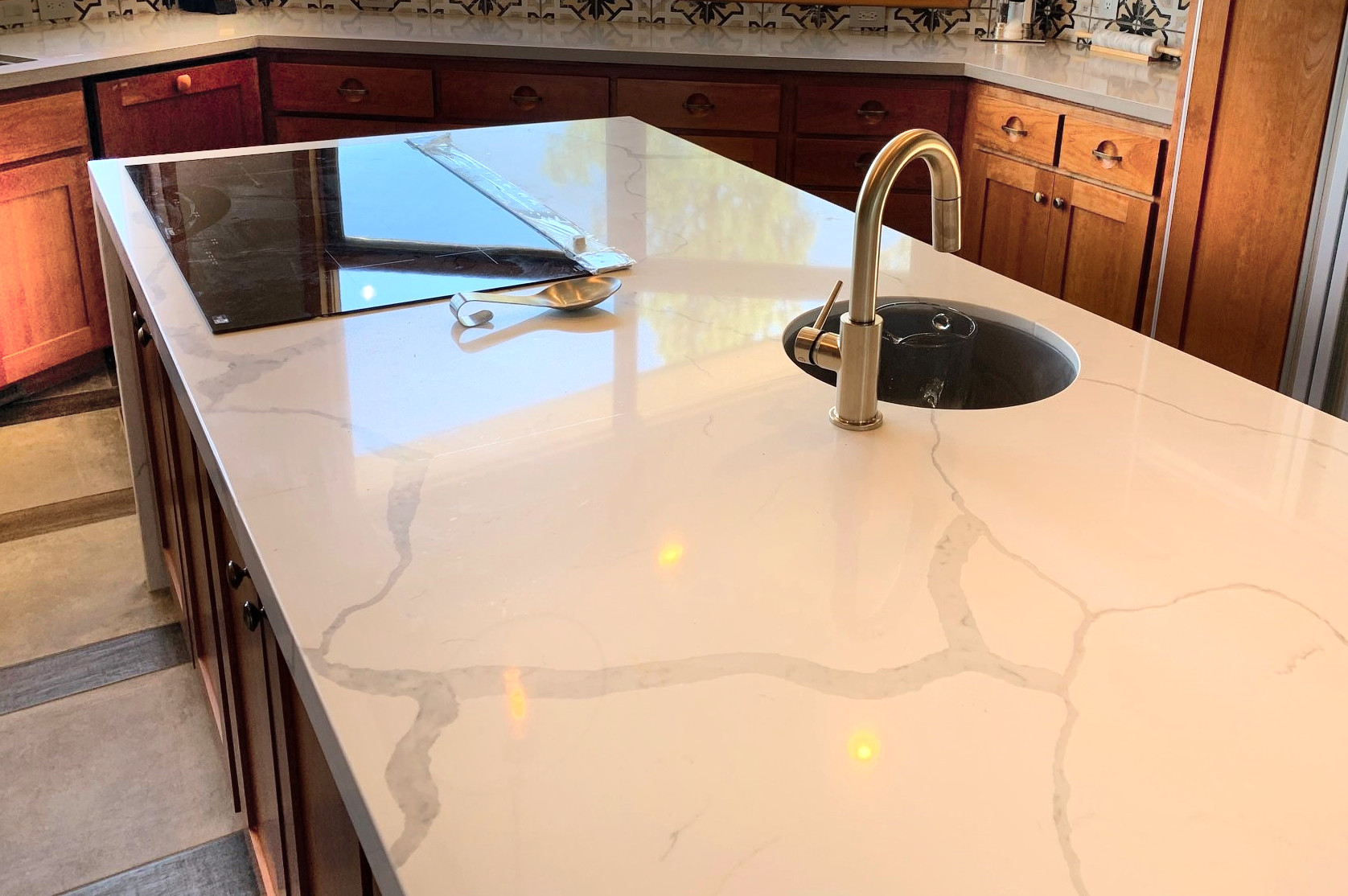 Traditional Transitional Kitchen Remodel by Precision Marble & Granite project photo